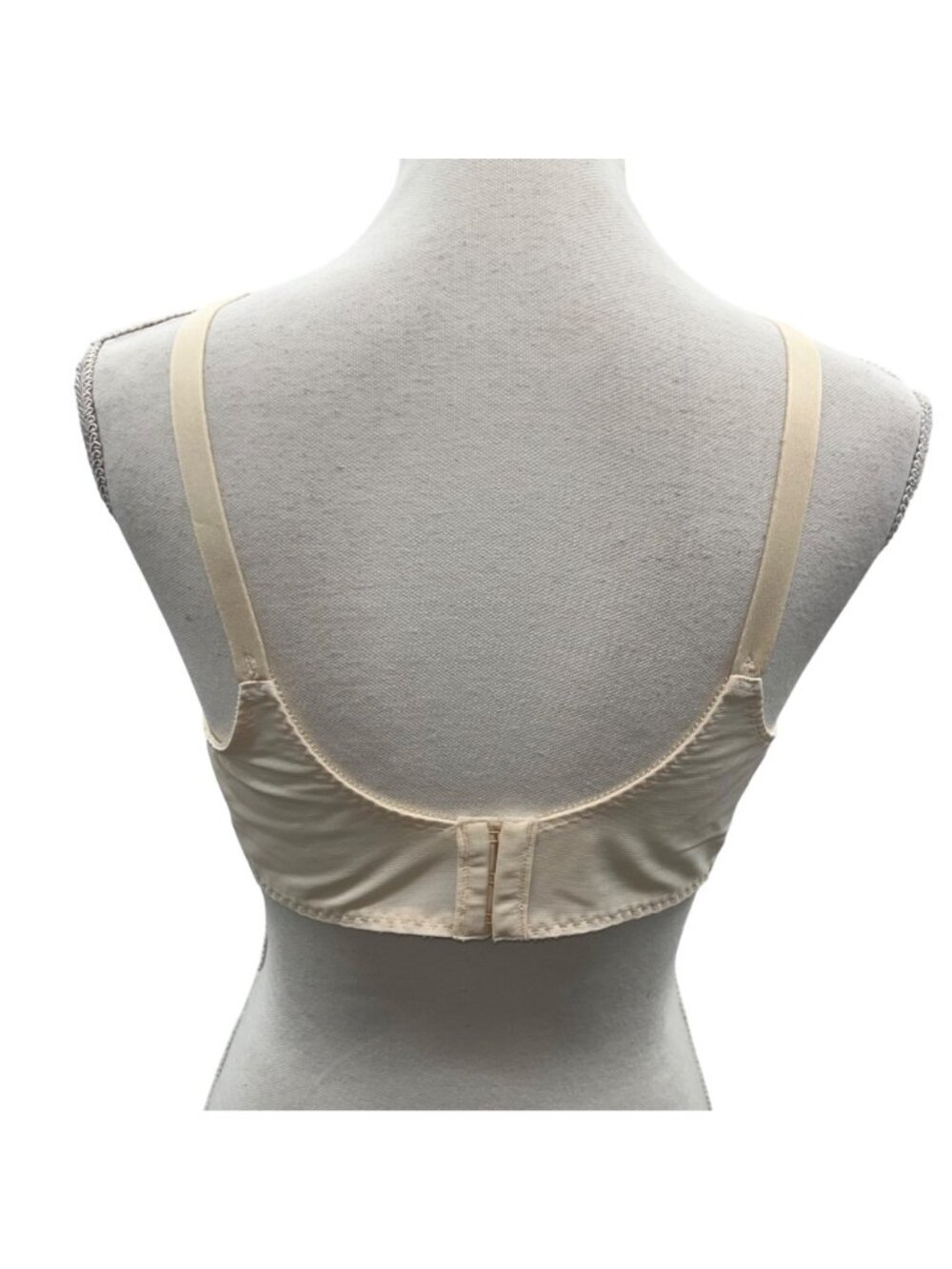 Full Coverage Bali Nude Bra Womens 38C Used Lace Mesh Underwire 0180 - Picture 13 of 13
